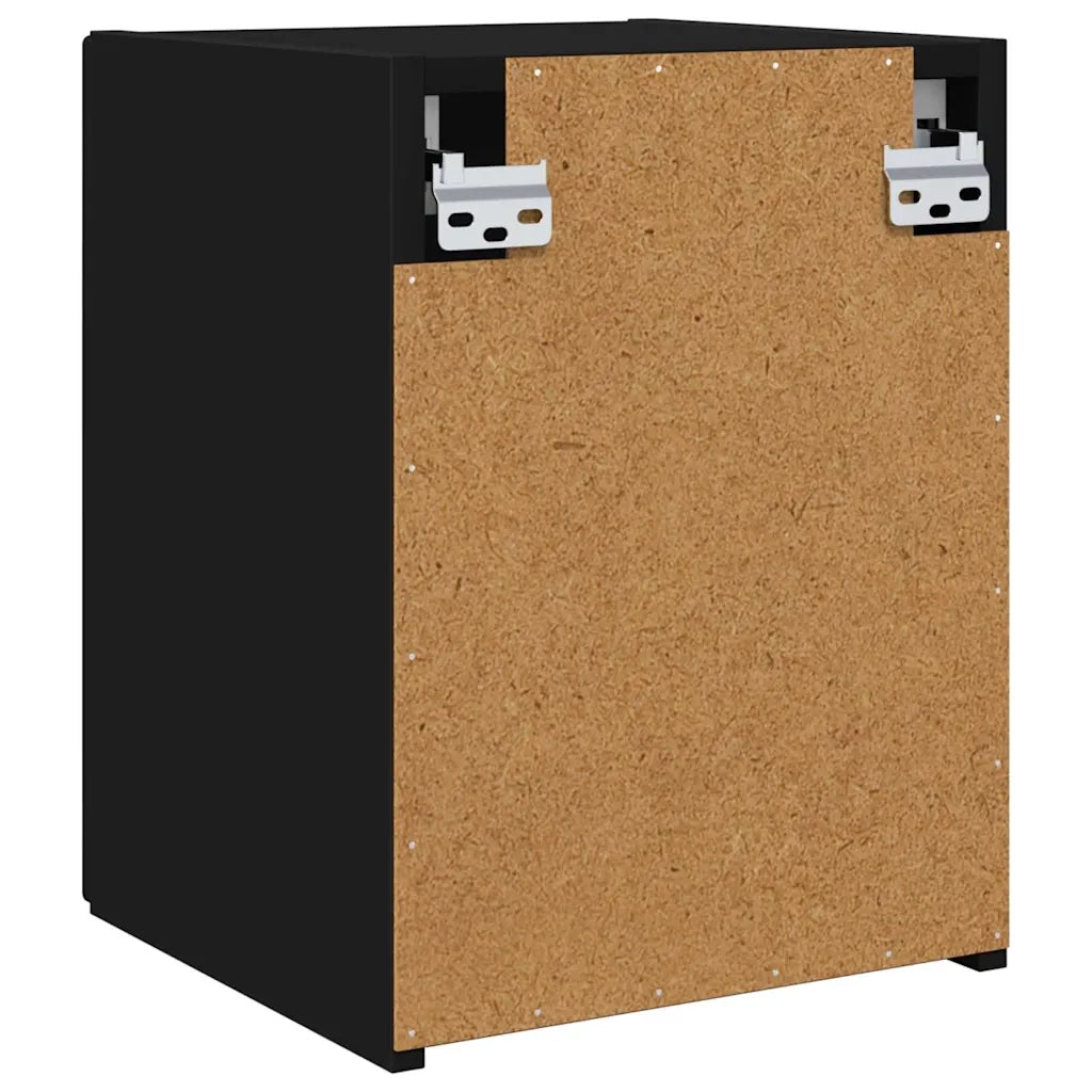 Mobile TV da parete Nero 30 x 31 x 40 cm Legno multistrato 892251