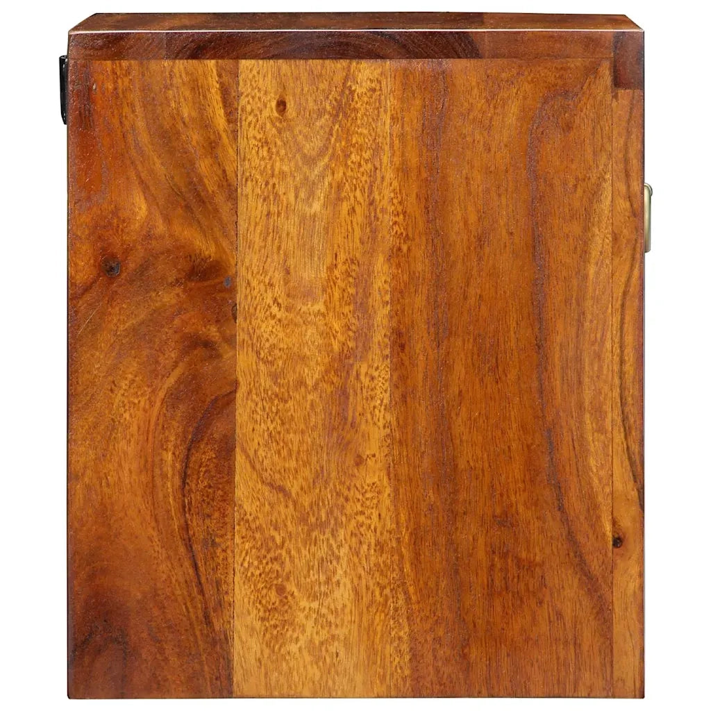 Set di 2 Comodini | Armadio da Notte | Mobiletto da notte con cassetto Marrone 40 x 35 x 35 cm