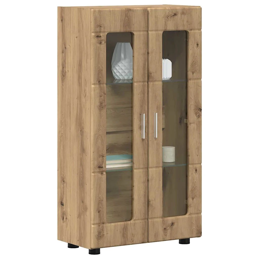 Credenza | Madia | Buffet da pranzo | Armadio da pranzo con porta FLORIN Rovere artigianale 55,5 x 29 x 100 cm