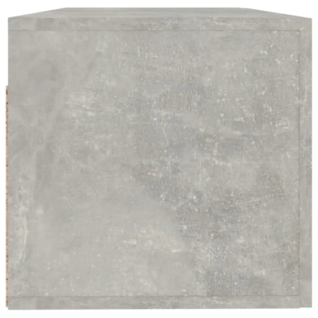 Armadietto a Muro | Mobile Pensile Grigio Cemento 100x36,5x35 cm Legno Multistrato