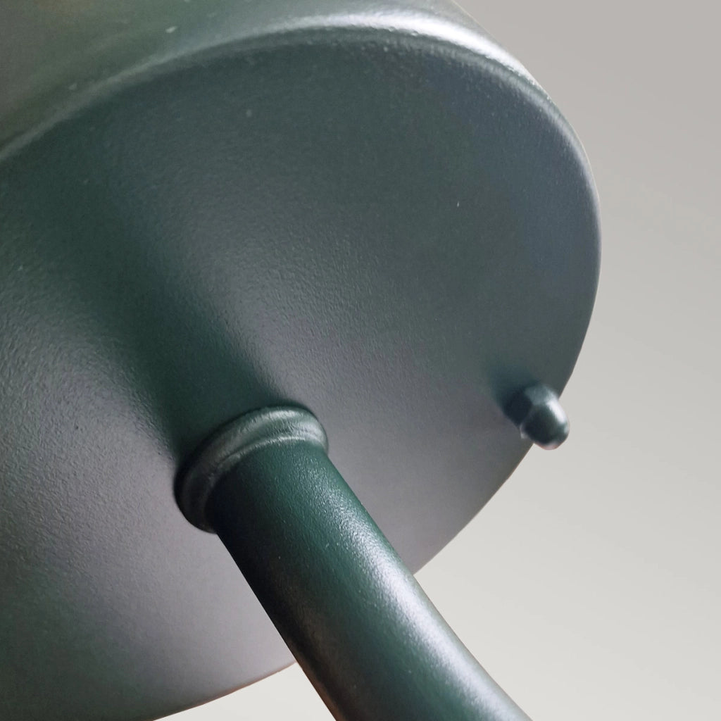 Applique esterna industrial verde E27 IP44 Klampenborg Elstead