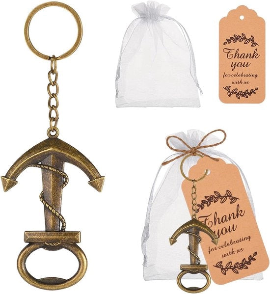 Flessenopener con anello - apripittature per uomini - regalo di Natale - tema pirata - apripittature divertenti - accessori per bar