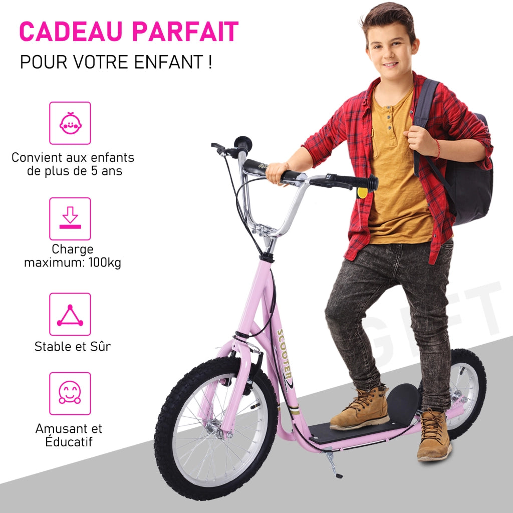 Trottinette per Bambini ¨C zephmum ¨C Rosa Acero