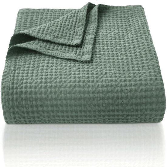 Coperta di cotone - Multifunzionale - 1 pezzo - 150 x 200 cm - 100% cotone