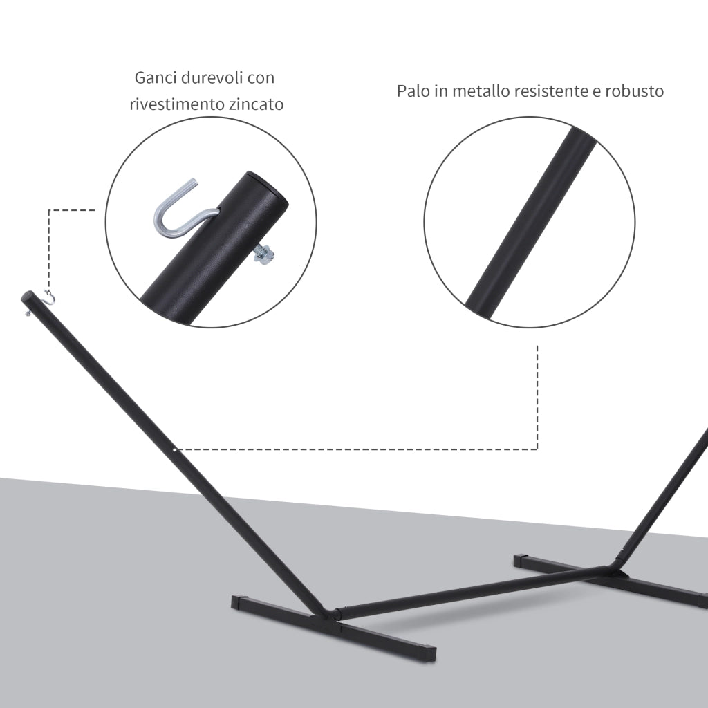 EasyComfort Struttura Portante per Amaca Supporto Max. 120 Kg Metallo