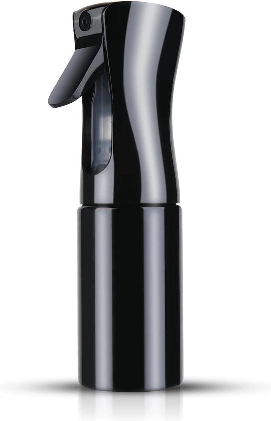 Spray per Flessatura Leggera, Spray Continuo per Flessi 200ml per Saloni di Bellezza, Bottiglia Spray Plastica Ultra Fine Mist, Spazzola Multifunzionale per Capelli, Piante, Pulizia, Aspirapolvere, per la Pulizia della Casa e della Giardino, Nero/Blu