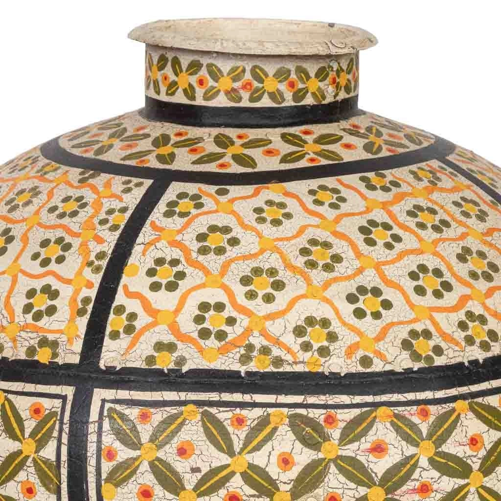 Vaso in ferro multicolore 35x35x32 cm