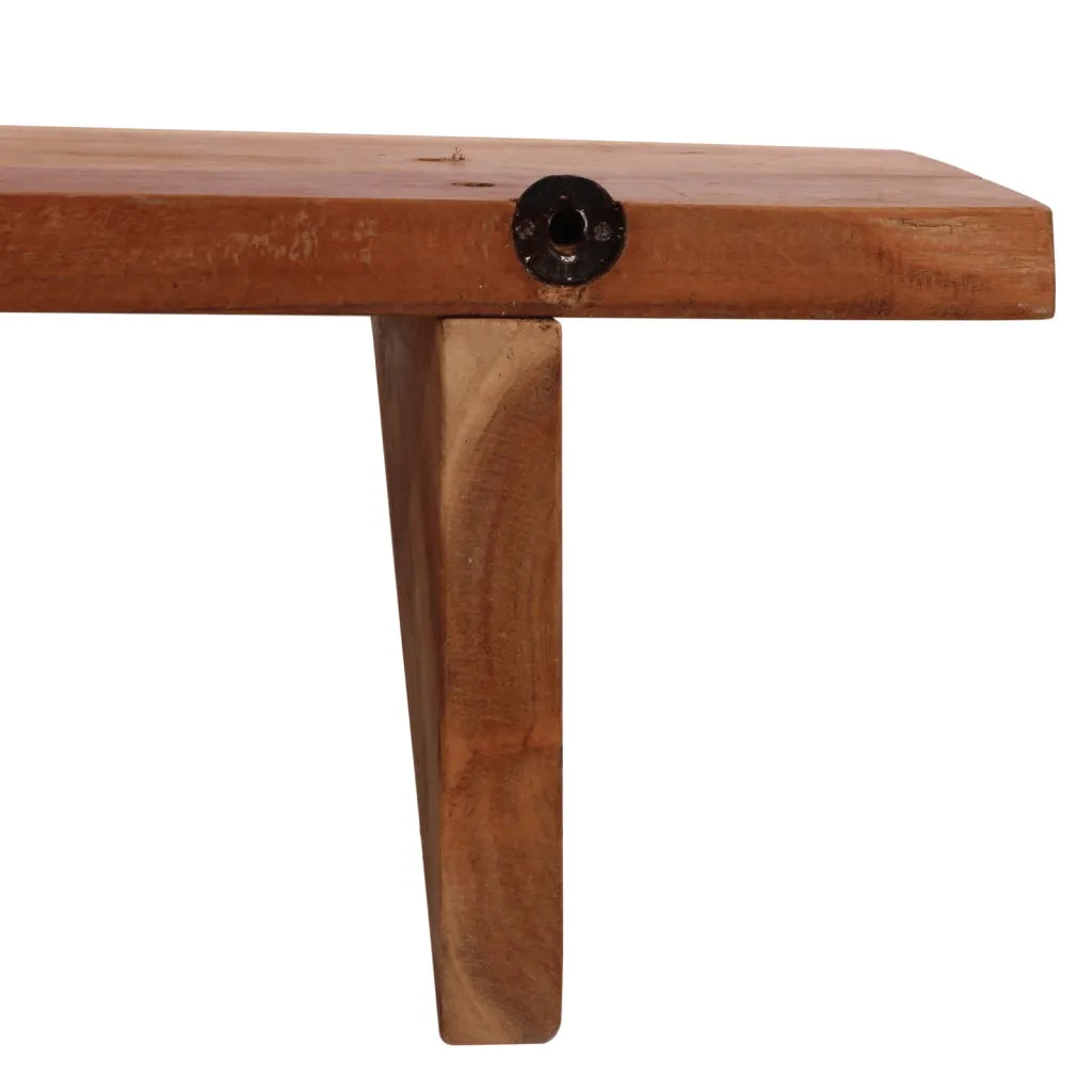 Mensole da Parete 2 pz 110x20x18 cm in Legno Massello di Acacia 337824