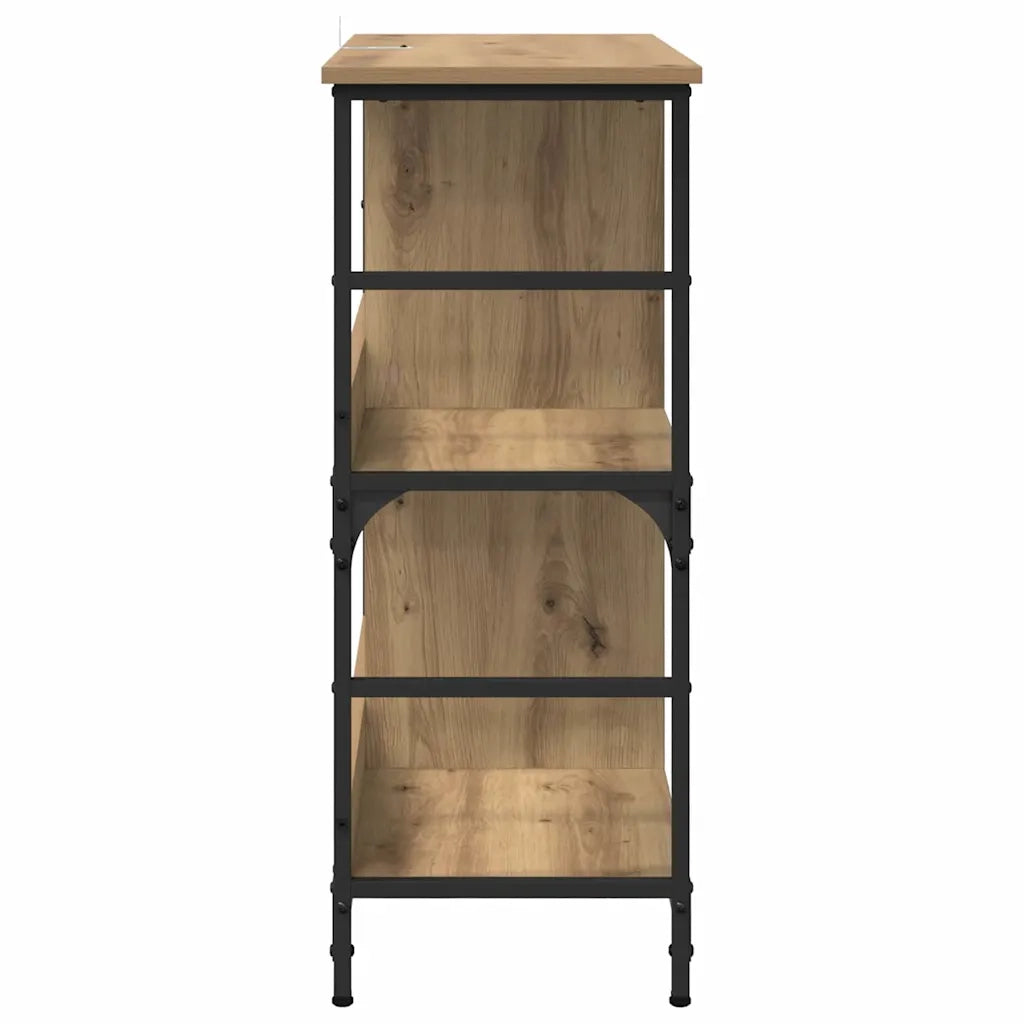 Libreria-Scaffale per Libri-Mobile di Stoccaggio rovere artigianale 78.5 x 33 x 82 cm Legno multistrato