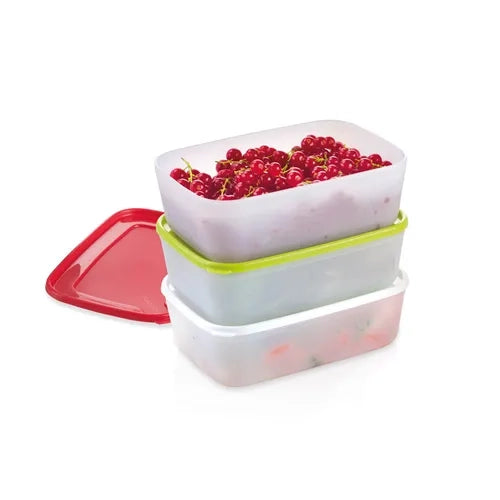 CONTENITORI IGIENICI PER FREEZER 'PURITY' 1 lt - 3 pezzi - TESCOMA