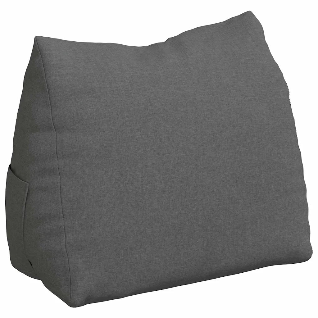 Cuscino per Schiena Grigio scuro 45 x 20 x 35 cm Tessuto 42015003
