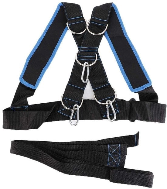 Riem per Allenamento con Regolazione di Peso - D-Ring - Cinturino di Resistenza - Comfortevole - Allenamento di Forza - Migliorata Velocità di Rotazione - Riem di Allenamento