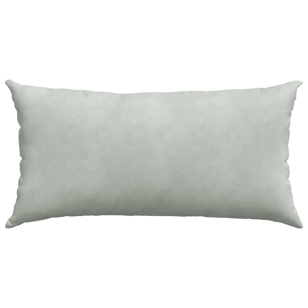 Cuscini da Divano 2 pz | Cuscini per sedie Grigio chiaro 80 x 40 cm