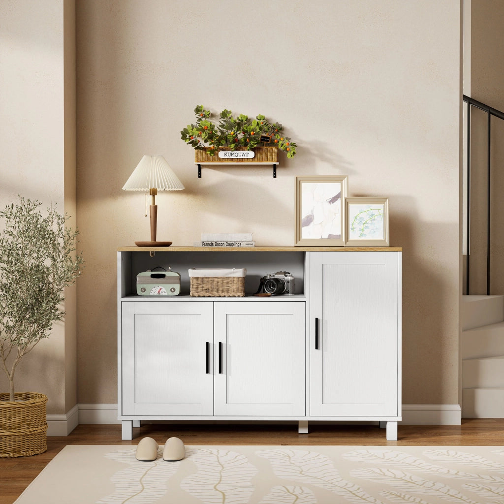 Buffet ¨C Minimal ¨C bianco 110x33x75 cm