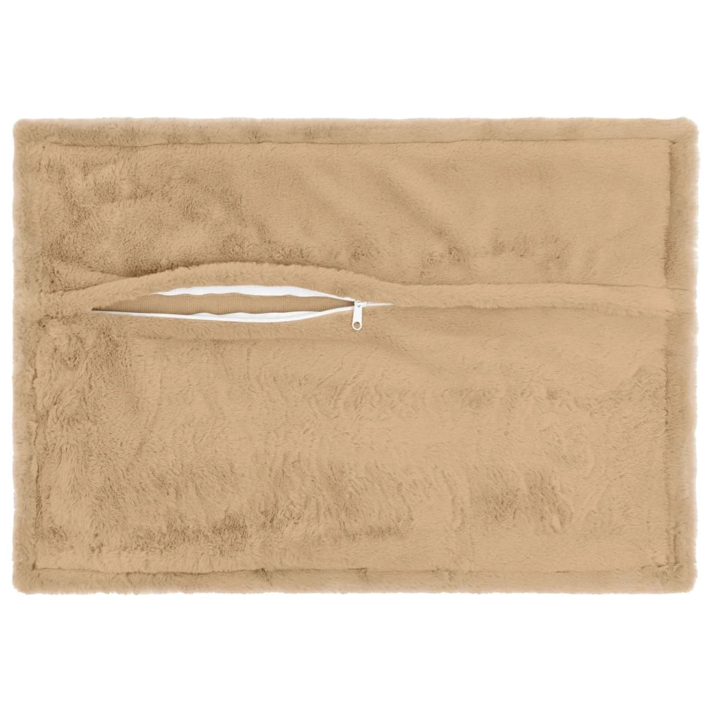 Federa 6 pz HOUTEN Crema 30 x 50 cm Pelliccia di Coniglio Finta 916316
