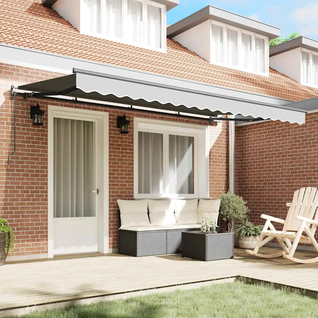 Struttura della tenda-Telaio per tenda da sole Antracite 4 x 2 m Metallo 870553