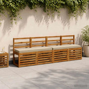Cuscini per Panchina a 2 Pezzi VUGHT 2 pcs 100% Poliestere 950533