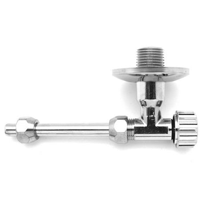 KIT RUBINETTO D'ARRESTO CROMO PER CASSETTA CORALLO 3- 1/2 x 10- VALSI- pezzi 1