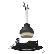 Set di 12 faretti da incasso orientabili dal design contemporaneo 9 x 9 x 2,5 cm metallo nero 02_0058269