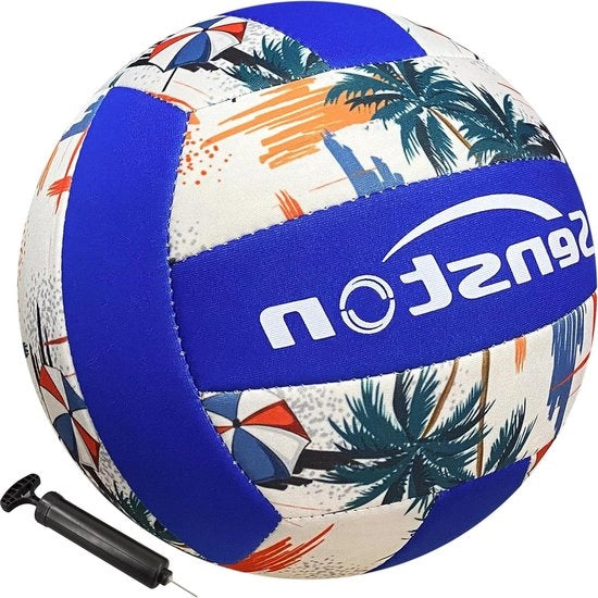 Pallavolo da Spiaggia Impermeabile Neoprene Blu - Adatto per la Pallavolo da Spiaggia