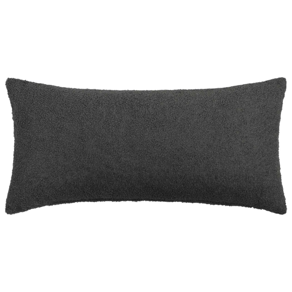Federa 6 pcs HEERLEN Grigio Scuro 40 x 80 cm Bouclé 909947