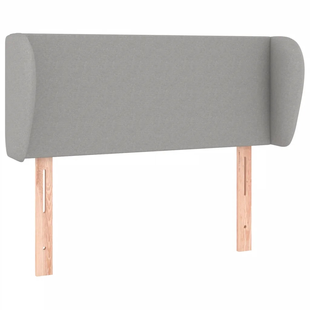 Testiera ad Orecchio Grigio Chiaro 83x23x78/88 cm in Tessuto 3116838