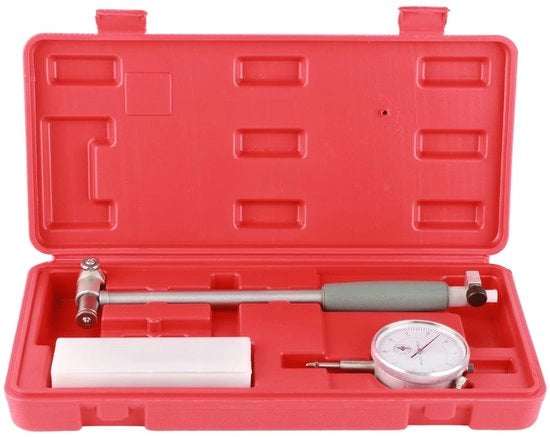 Set di strumenti di misura per diametro di foro con indicatore di precisione per lavori da 50 a 160 mm