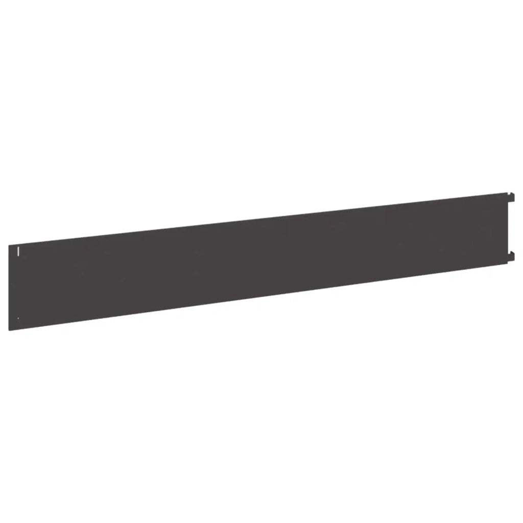 Bordura per Prato 10 pcs 102 x 15 x 4 cm Acciaio Nero 8008763