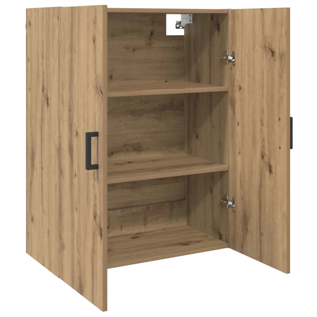 Mobiletto a muro 2 pcs Rovere artigianale 69,5 x 34 x 90 cm