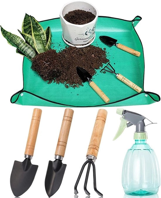 Set di attrezzi mini 5 pezzi - Kit di attrezzi per giardino - Set di attrezzi mini per giardino per bonsai - Succulente - Piante in vaso