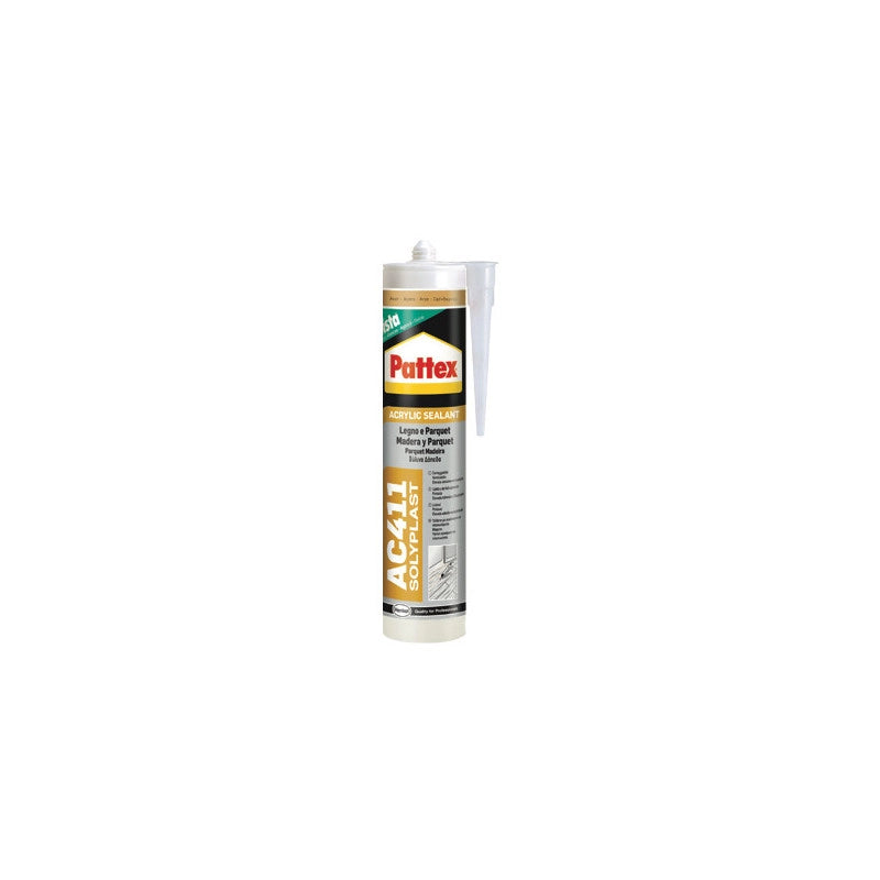 Sigillante Pattex AC411 noce 300 ml per giunti legno elastico – finitura tono legno