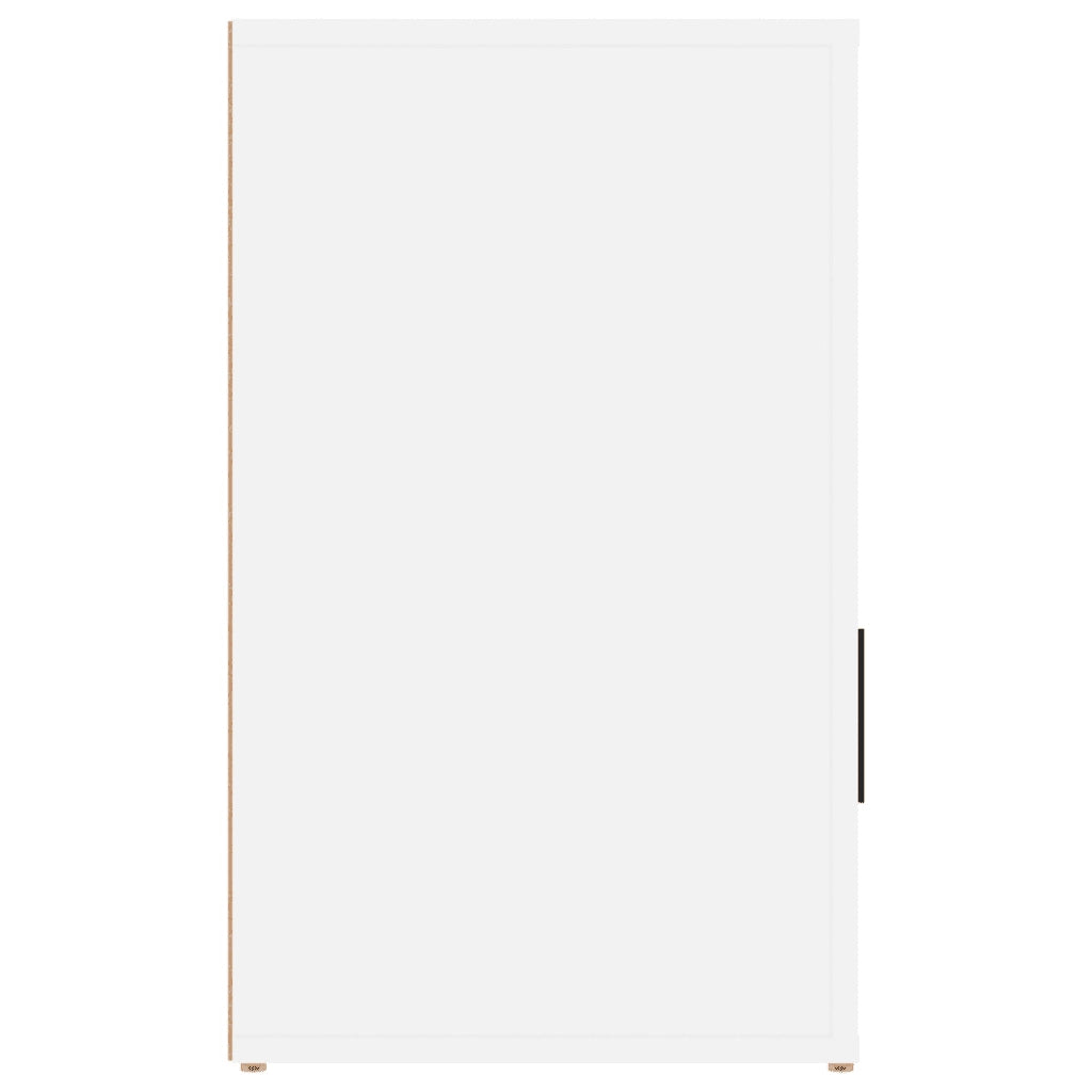 Comodino Bianco 50x36x60 cm in Legno Ingegnerizzato 816720