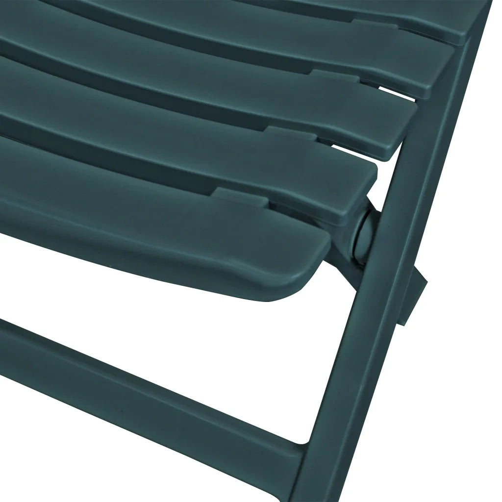 Set da Bistrot 3 pz Pieghevole in Plastica Verde 43582