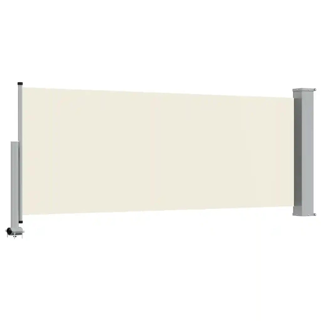 Tenda da Sole | Tenda parasole Laterale Retrattile 100 x 300 cm Crema