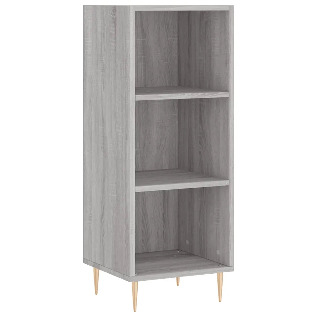 Credenza | Madia | Buffet da pranzo | Armadio da pranzo Grigio Sonoma 34,5x34x180 cm in Legno Multistrato