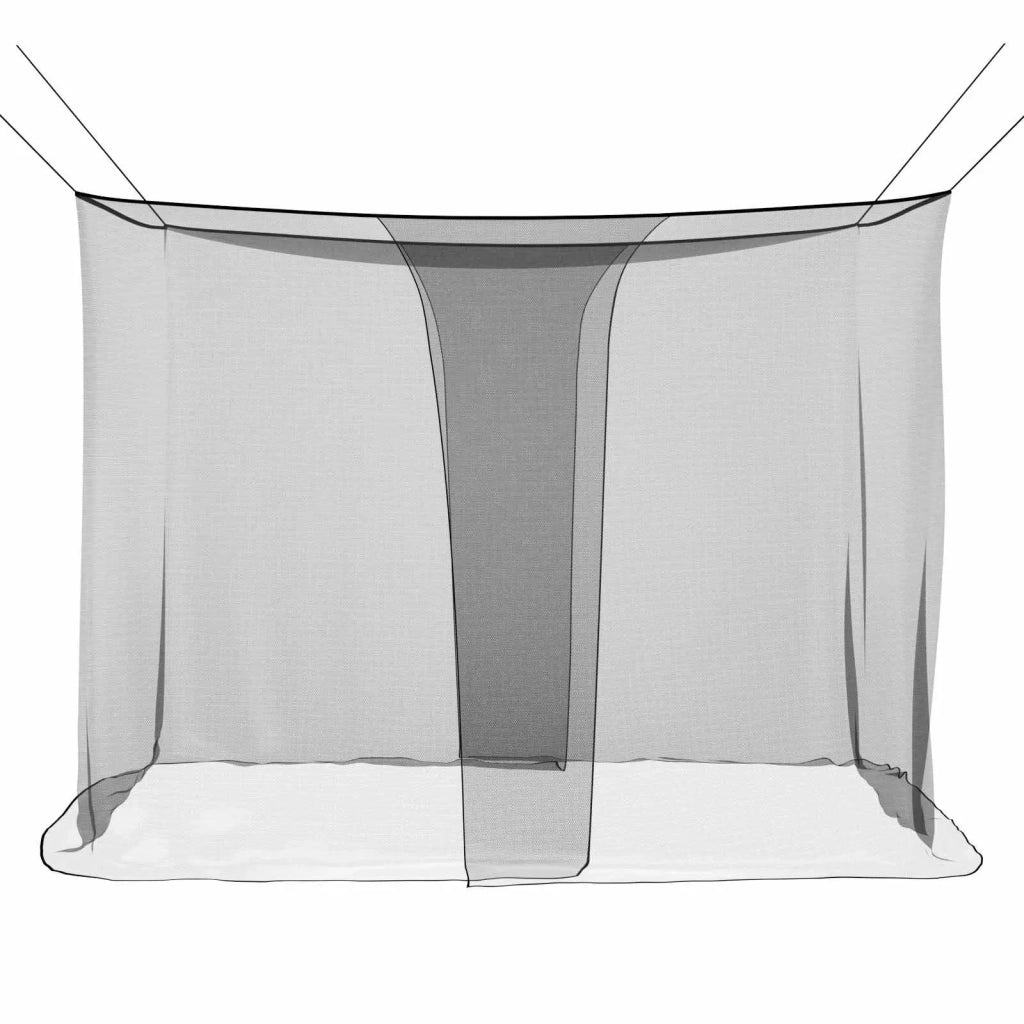 Zanzariera per letto 156 maglia 3 pcs Nero Poliestere 42033576