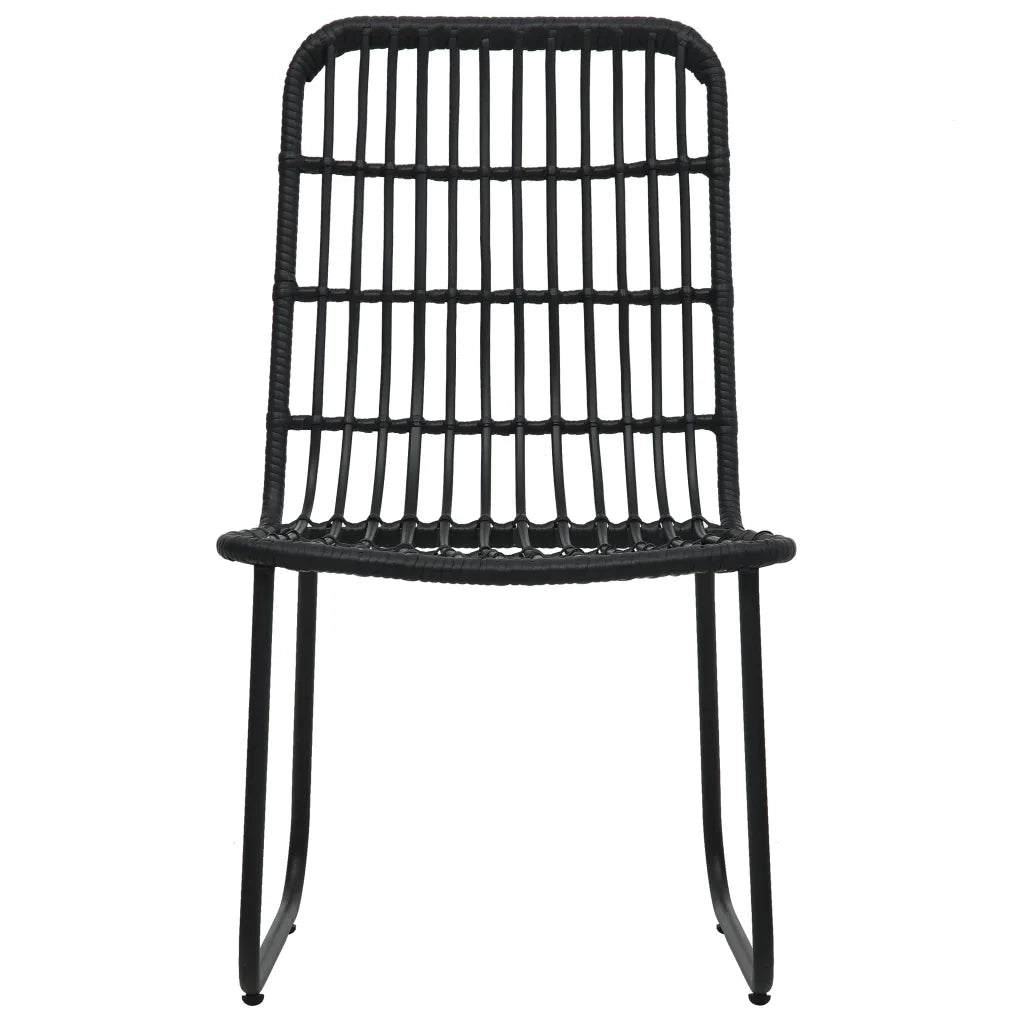 Set da Pranzo da Giardino 7 pz in Polyrattan e Vetro 3060253
