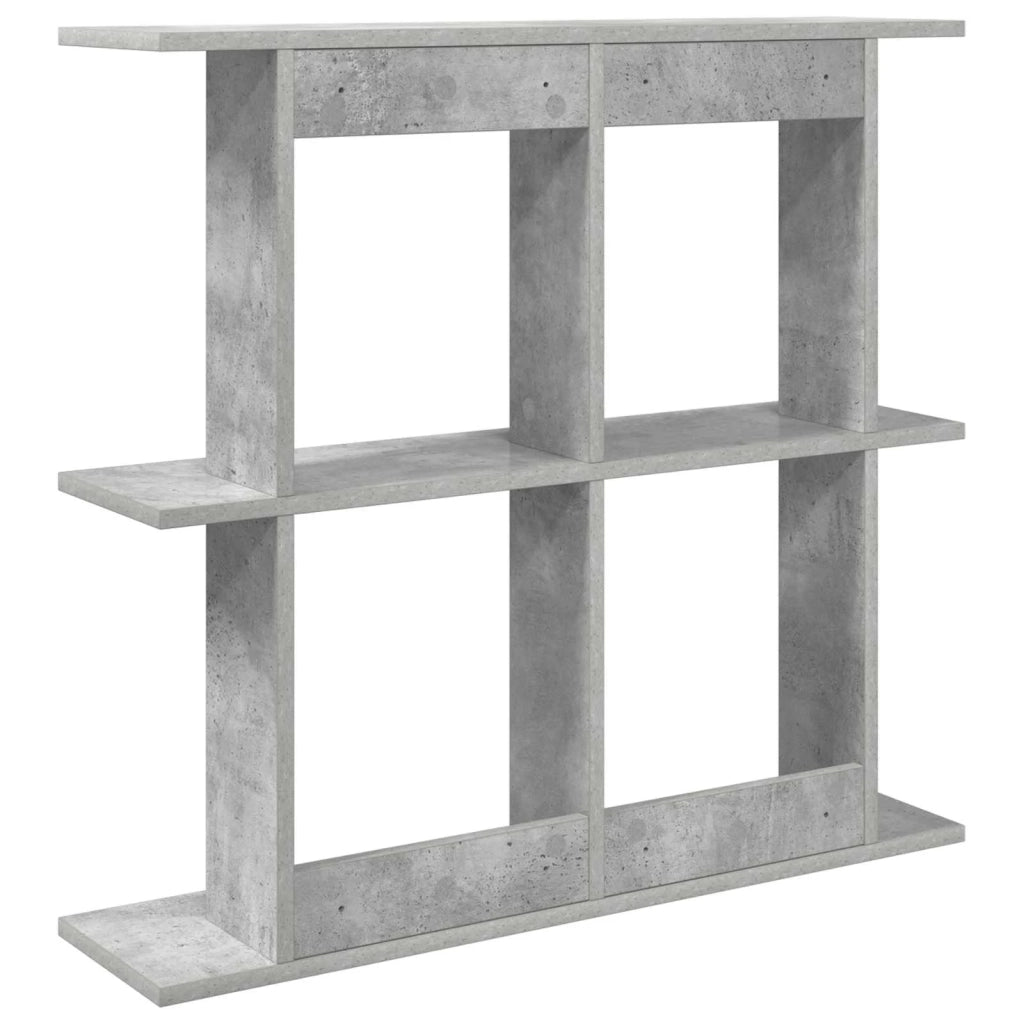 Scaffale da parete A parete Grigio Cemento 80 x 20 x 75 cm 8012079