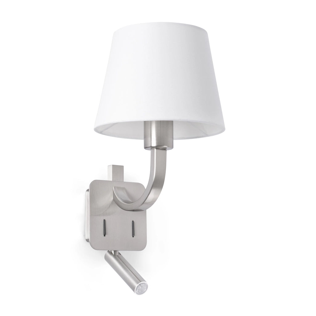 ESSENTIAL, Applique con Lettore LED per Interni, Faro Barcelona