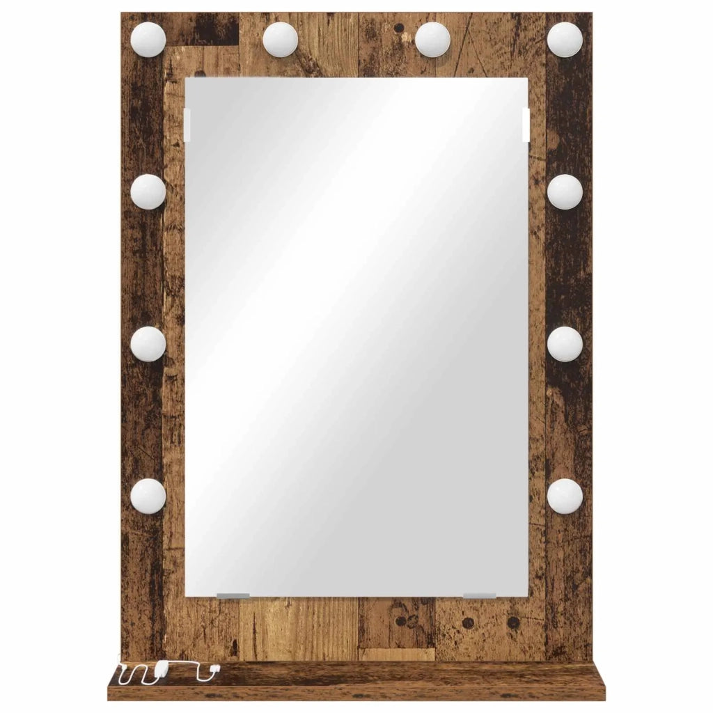 Specchio da Vanit¨¤ Rettangolare Legno vecchio 70 x 50 x 18 cm