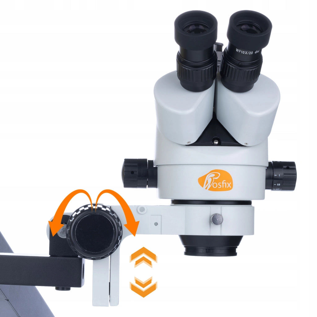 Mikroscopio Stereoscopico Trinoculare Neptune Pro con Camera 12MP – Zoom 7x-45x, HDMI, Ergonomia