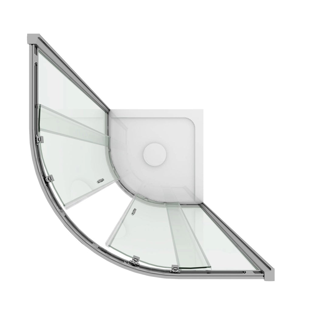 Box doccia semicircolare 90x90 CM H198 trasparente mod. Evolution