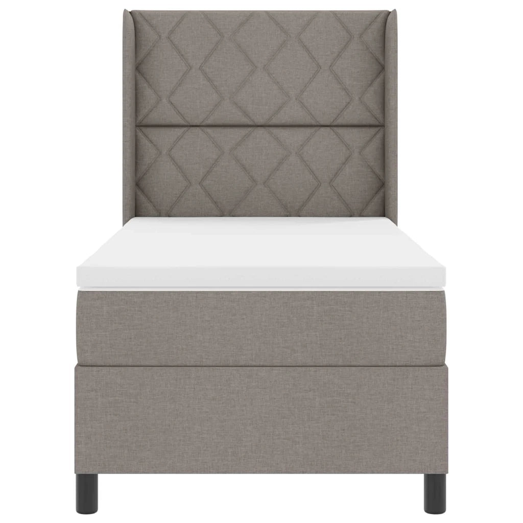 Letto a Sorgente LED con materasso Talpa 100 x 200 cm Tessuto