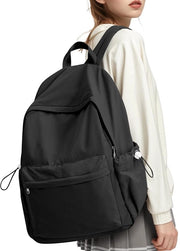 Borsa da Spalla per Ragazze Studentesse, Borsa da Scuola Leggera per Ragazze, Borsa da Viaggio per Donne, Borsa da Spalla per la Scuola, Borsa da Giorno in Pelle, Nero