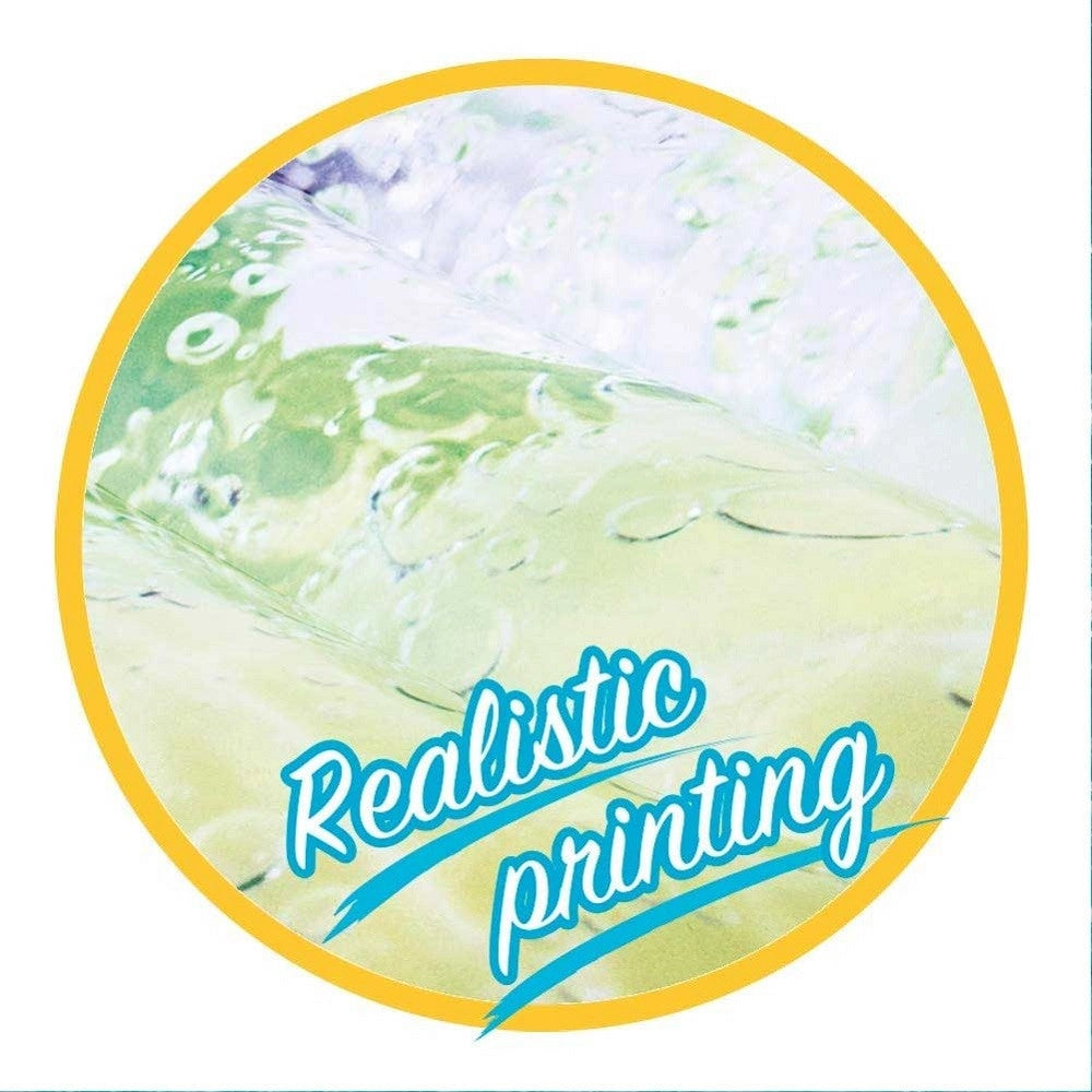 Trade Shop - Materassino Isola Gonfiabile Stampa Frizzante In Pvc Mare Piscina 179 X 91 Cm -