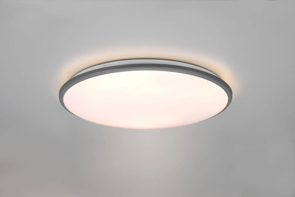 LIMBUS PLAFONIERA LED 34W 4100lm, 3000K BORDO ALLUMINIO CON DIMMERAZIONE CON INTERRUTTORE D.50CM