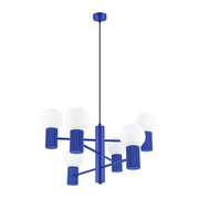Lampadario HALO 6 ultramarino