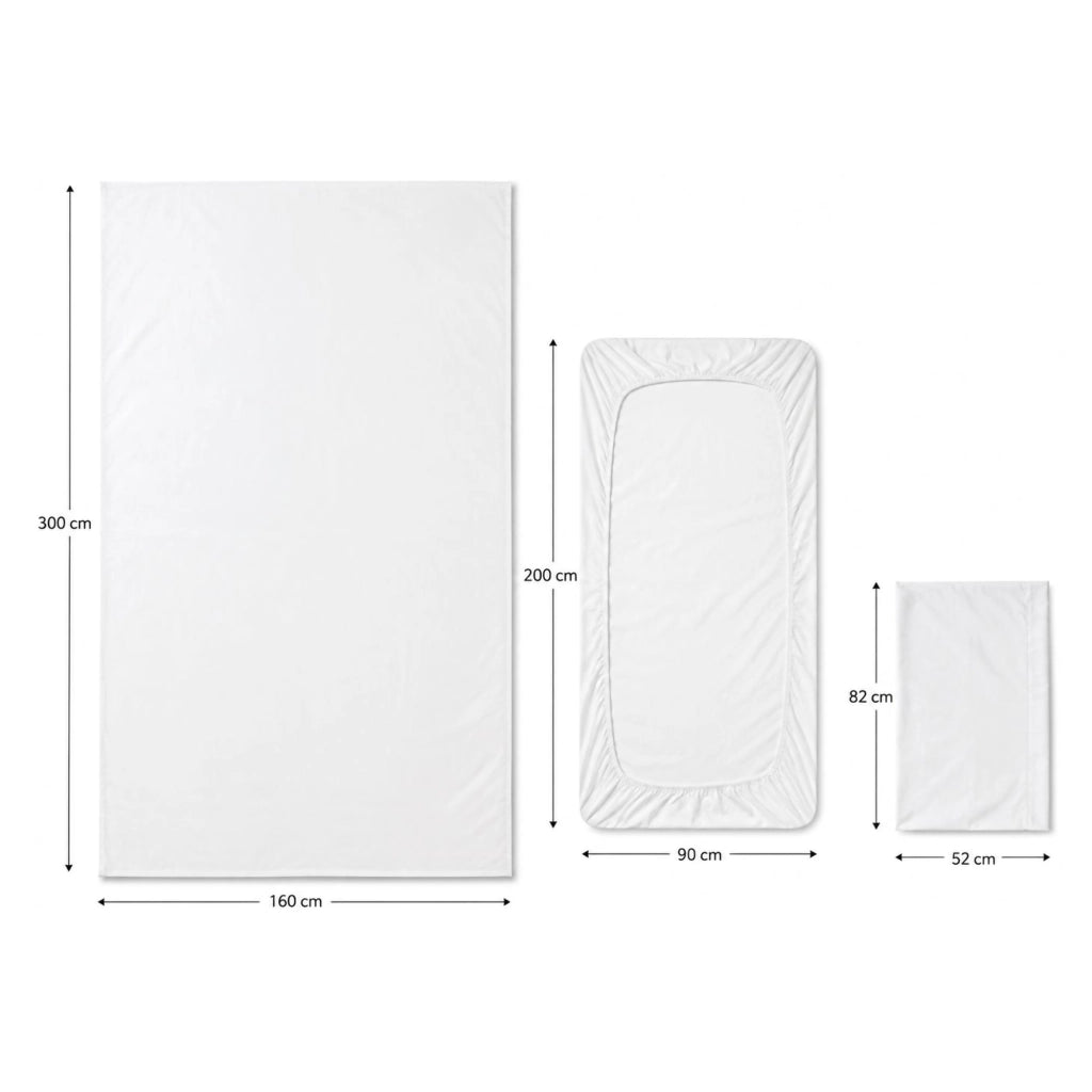 Saloma, set Completo Letto Singolo in Percalle, Multicolore