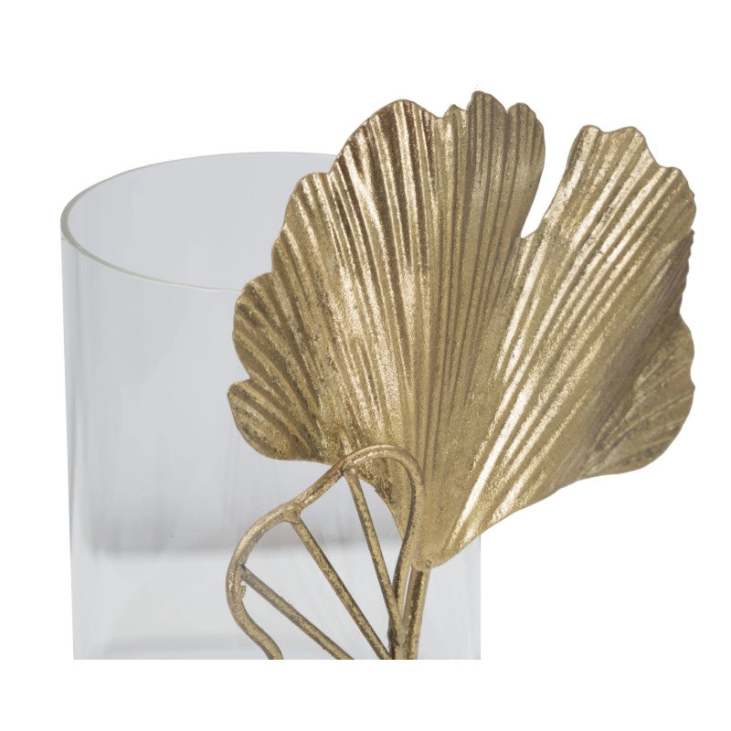 Porta Cand Leaf cm 17x12x21