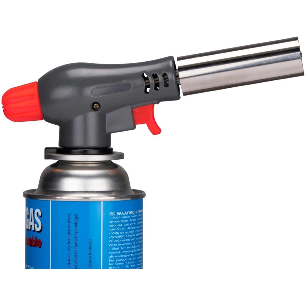 Bruciatore a Gas Butano con Valigetta 20,5x7,5x17,5cm Fiamma Regolabile All Ride